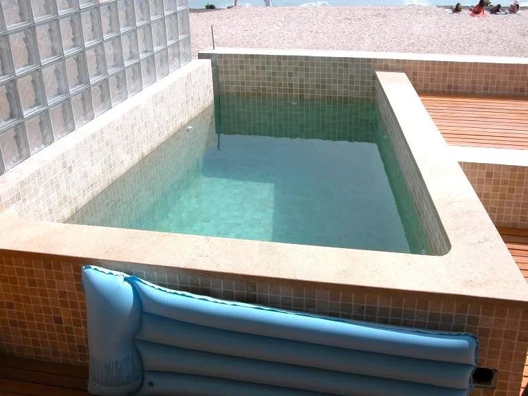 Pool tile installation, Austin