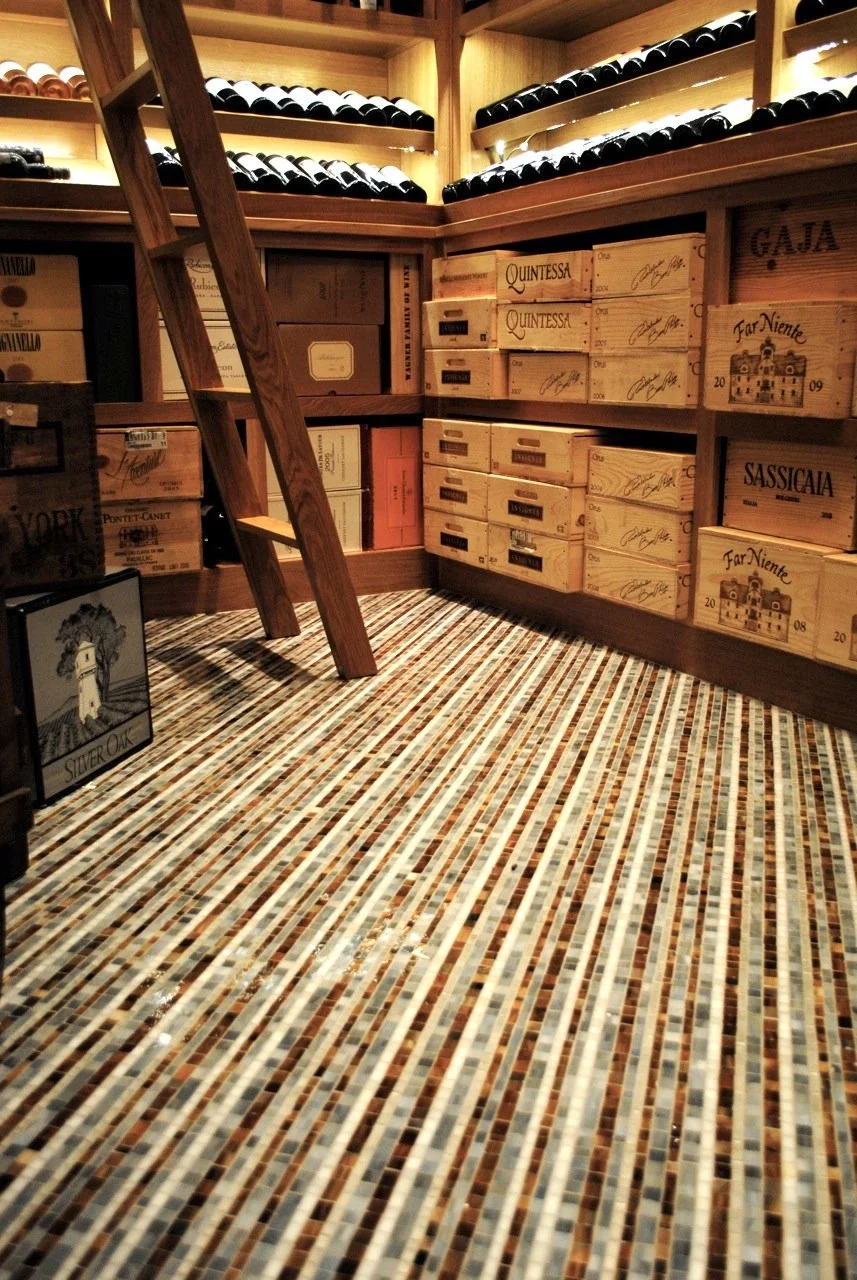 Tile floor installation, Austin