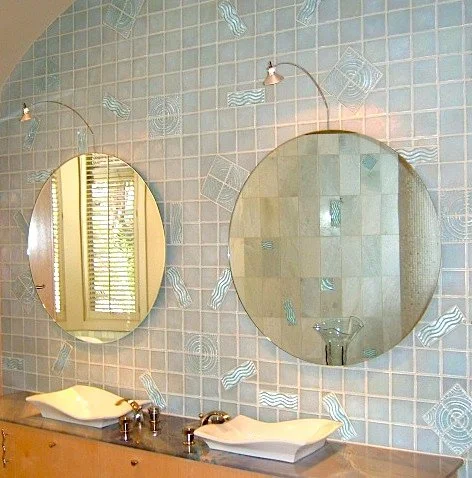 Wall tile installation, Austin